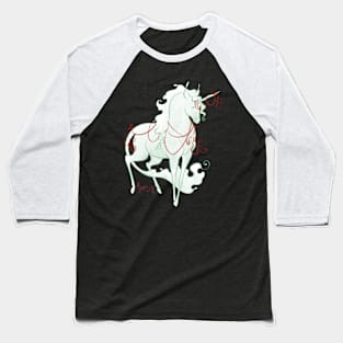 Jade Unicorn Baseball T-Shirt